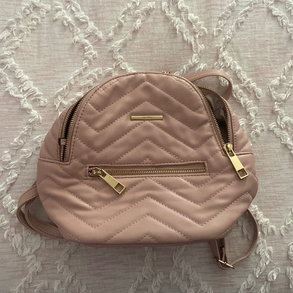 Baby pink Aldo mini backpack
